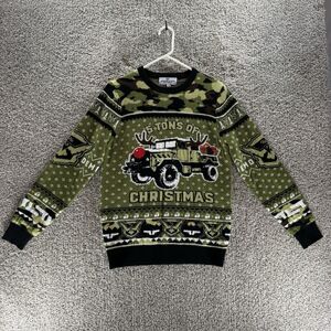 Demolition Ranch Ugly Christmas Sweater Men Small 5 Tons Rare Pullover Crew Neck